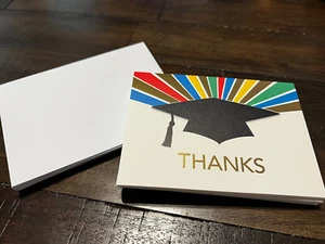 Hallmark Graduation Thank You Note Cards and Envelopes Primary Colors - 20 pack - Picture 1 of 3