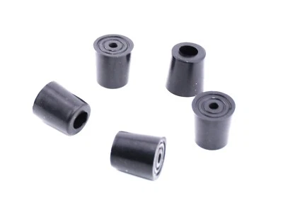 3/4” x 3/4” D X H Rubber Feet w Recessed Washer   Bumpers  Various Package Sizes - Image 1 of 4