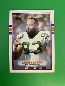 1989 Topps Marty Lyons #229 New York Jets - Picture 1 of 2