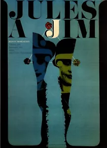 Jules et Jim - poster 30 x 40 - Bild 1 von 4