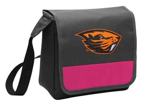 Oregon State Lunch Bag Girls Cooler OSU BEAVERS Lunchbox MESSENGER BAG STYLE! Cover