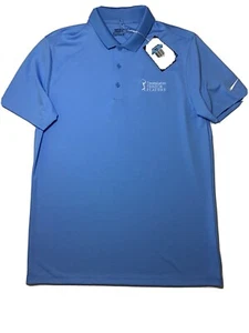 Mens Nike PGA Golf Polo Constellation Senior Tour Medium M Blue 725518 412 NEW - Picture 1 of 3
