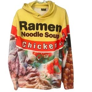 Sudadera con Capucha Grande Sabor Pollo Sopa Fideos Ramen - Imagen 1 de 12
