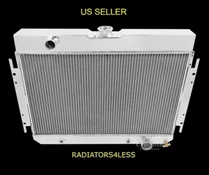 RADIADOR DE ALUMINIO CHAMPION 4 FILAS 63 64 65 66 67 68 IMPALA CHEVELLE CHEVY COCHES GM - Imagen 1 de 2