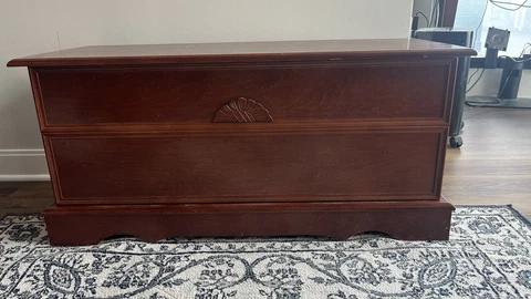 Cedar chest Hope Chest storage Cover