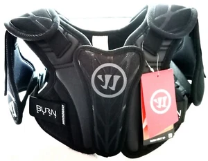 Warrior Burn NEXT SP 18 Lacrosse Shoulder Pads Black Size YXS Youth XSmall - Picture 1 of 6