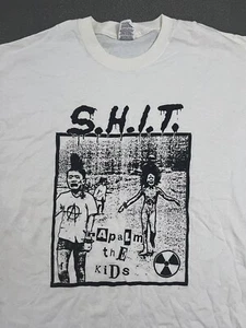S.H.I.I.T. Napalm The Kids T-Shirt Hoax Warthog Lebenden Toten Gag Urban Blight - Picture 1 of 2