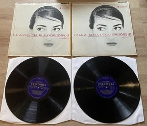 Donizetti- Lucia Di Lammermoor 2 x LPs Records Callas, Tullio Serafin Columbia - Picture 1 of 10