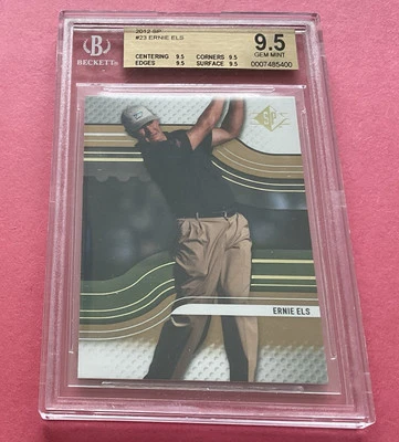 ERNIE ELS ~ BGS 9.5 ~ 2012 SP Golf Retail #23 ~ ROOKIE ~ GOLF HALL OF FAME ~RARE - Image 1 of 3