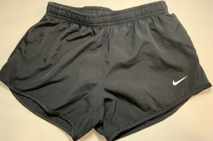 Nike Toddler DriFit Shorts Drawstrings Black Sz S 9" Lined - Picture 1 of 5
