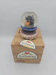 Boule à neige Jim Shore chat noir et citrouille 4014029 - Photo 1/5