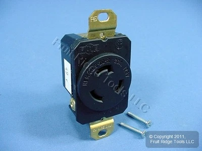 Pass and Seymour L520-R Twist Locking 20A Receptacle L5-20R Outlet Turnlok 125V - Image 1 of 4
