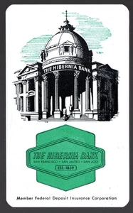 Hibernia Bank Plastic Pocket Calendar with Ruler (1959) - Picture 1 of 2