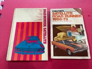 Two Original Chilton's Plymouth Satellite Road Runner 1968-1973 Repair Manuals - Picture 1 of 18