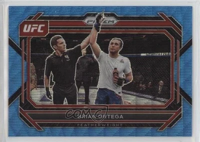 2023 Panini Prizm UFC Blue Wave Prizm Brian Ortega #48 - Image 1 of 2