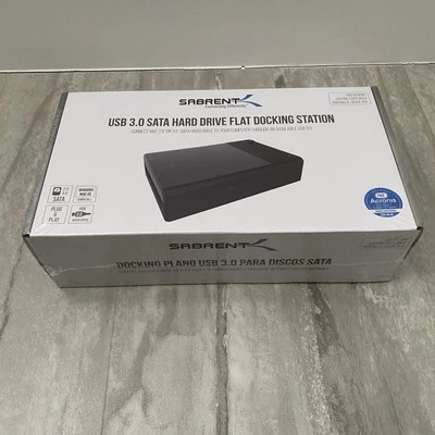 NEW SEALED Sabrent USB 3.0 Sata Hard Drive Flat Docking Station - Image 1 of 4