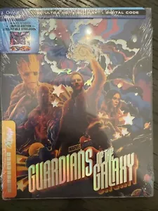 Guardians Of The Galaxy 4K Mondo Steelbook (4K UHD + Bluray + Digital) New - Picture 1 of 2