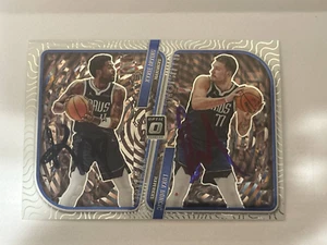 LUKA DONCIC & KYRIE IRVING 2024 Optic Dual Autograph NBA card TTM/IP signature - Picture 1 of 2