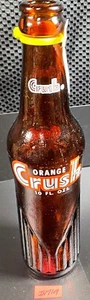 Vintage Orange Crush 10 oz. Amber Color Soda Bottle L67 5 939 IN7109 - Picture 1 of 10