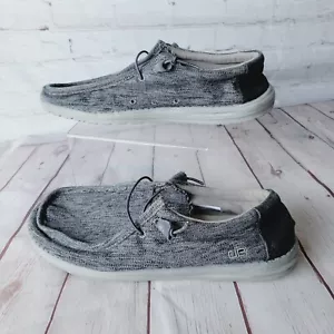 Zapatos ligeros de carbono tejido Hey Dude Wally para hombre talla 13 EE. UU. | 12 Reino Unido | 46 UE - Imagen 1 de 5