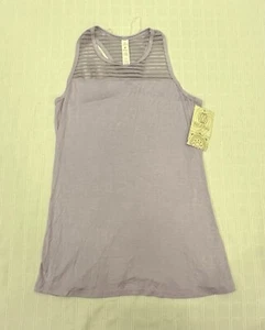 Balance Collection Purple Rose Tank Top Sheer Mesh Vent M Medium New Yoga Active - Picture 1 of 12