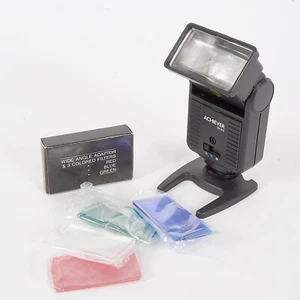 ACHIEVER 321AZ TILT HEAD THYRISTOR FLASH GUN WITH FILTER SET -TESTED - Picture 1 of 7