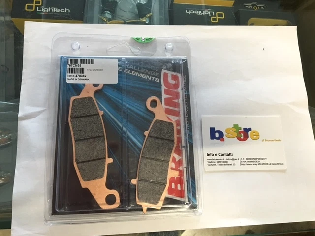 787CM55 PASTIGLIE FRENO ANTERIORE BRAKING KAWASAKI 650 VERSYS 07-14 - Imagen 1 de 1