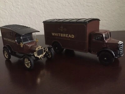 Corgi Diecast 2 Piece Set D94/1 - Bedford Box Van Ford Model T Van - Whitbread - Image 1 of 4