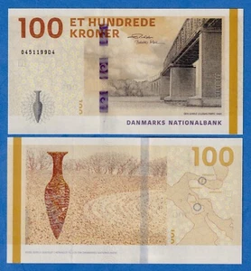 Denmark 100 Kroner 2020 P-W71 (2) " Rohde & Møller "  UNC Banknote - Picture 1 of 3
