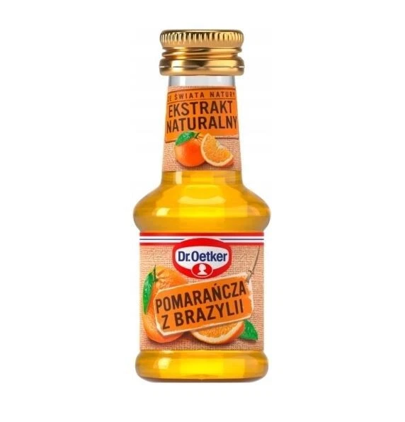 Dr. Oetker Estratto Naturale di Arancia 30ml Arancia Brasile Aroma da Forno Liquido