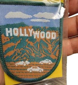 Hollywood embroidered Iron on patch - Picture 1 of 4
