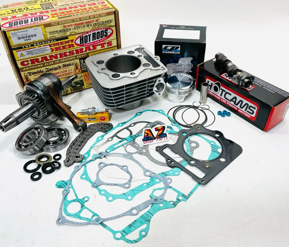 99-04 Honda 400EX 89mm 465 Big Bore Stroker Manivela CP Cámara Caliente Motor Completo Reconstrucción Foto 1 de 1