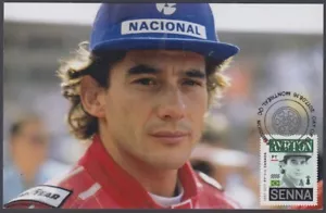 CANADÁ # 2995.1 - SELLO POSTAL DE FÓRMULA 1 AYRTON SENNA en EXCELENTE POSTAL #1 - Imagen 1 de 1
