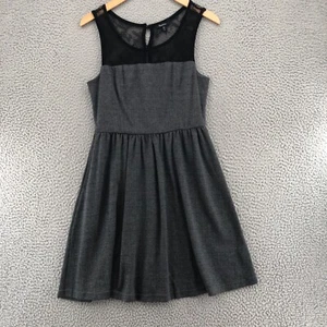 Vestido Monteau Para Mujer Grande Gris Espiga Mini Ajuste y Acampanado Encaje Yugo Elástico* - Imagen 1 de 12
