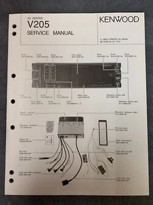 Kenwood V205 Service Manual [Original w/Schematics, Diagrams, Part List] - Picture 1 of 8