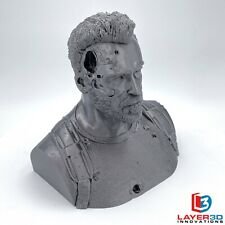 3D Printed Terminator Dark Fate Bust - Sci-Fi, Cyberdyne, t800, t-800, T2,Arnold