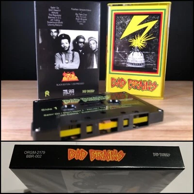 BAD BRAINS Cassette Tape SEALED THC Edition-Minor Threat Cro Mags Black Flag - Image 1 of 4