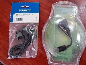 Suunto Data PC Interface Cable X6HR Watch & USB-RS232 Serial - NEW 