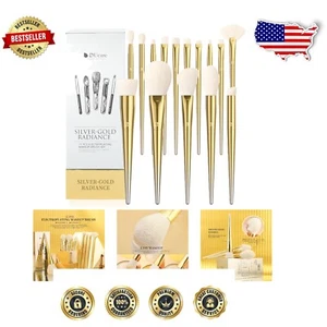 Complete 15-Piece Makeup Brush Set - Vegan & Cruelty-Free with Elegant Holder - Picture 1 of 11