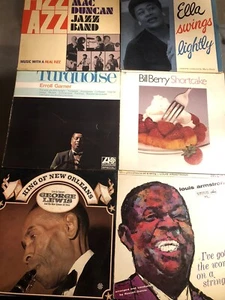 Jazz Swing Band Vinyl Lp Album Record X6 Ella Louis Mac Duncan Bill Berry Lewis - Picture 1 of 18