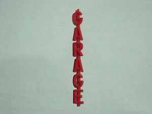 GARAGE 1/43 ENSEIGNE VERTICALE POUR JOUETS KAD 1970 VROOM NOREV DEPREUX - Photo 1/1