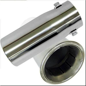 PUNTAS DE ESCAPE DE HIERRO GALVANIZADO COCHE Traje tubo de escape tamaño 19-56mm B633 - Imagen 1 de 2