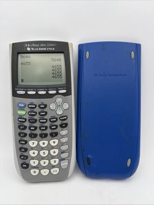 Texas Instruments TI-84 Plus Silver Edition Graphing Calculator with Case- Works - Image 1 of 4