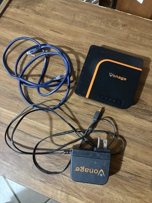 POWERS ON Vonage VDV22-VD Digital Telephone Adapter Box & Ac Adapter BUNDLE LOT - Image 1 of 4