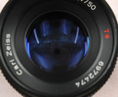 Contax Carl Zeiss Planar T* 50mm F/1.7 MF Lens Contax Yashica Mount From JAPAN - Image 1 of 4