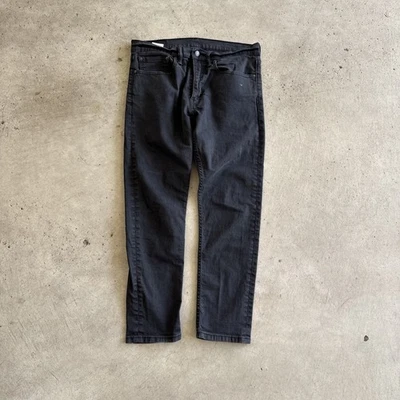 Levi's 512 Jeans Men's 34x26 Black Slim Taper Stretch Casual Denim - Image 1 of 4
