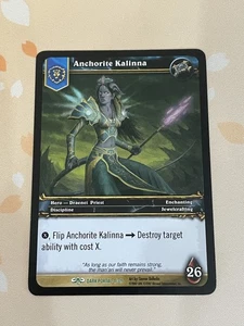 Juego de cartas coleccionables World of Warcaft, Anchorite Kalinna, Through the Dark Portal 1/319, MP - Imagen 1 de 1