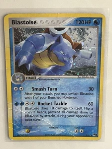 Pokemon TCG POP Series 3 Promo Blastoise 1/17 Holo Rare Card Damaged - Picture 1 of 13
