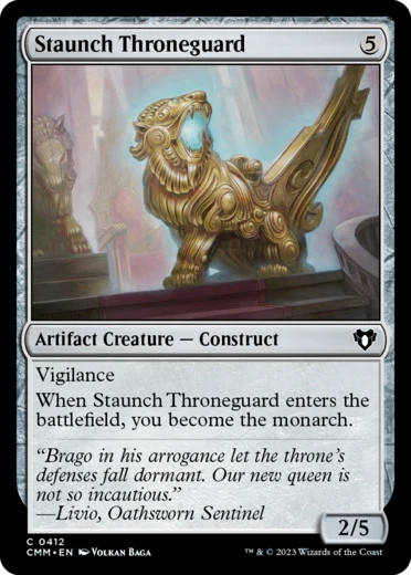 MTG Staunch Throneguard English CMM - Image 1 of 1