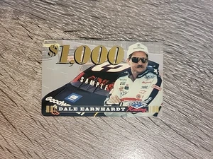 1995 Finish Line Assets Dale Earnhardt Sr.  $1000 Sample Phone Card Promo  - Picture 1 of 4